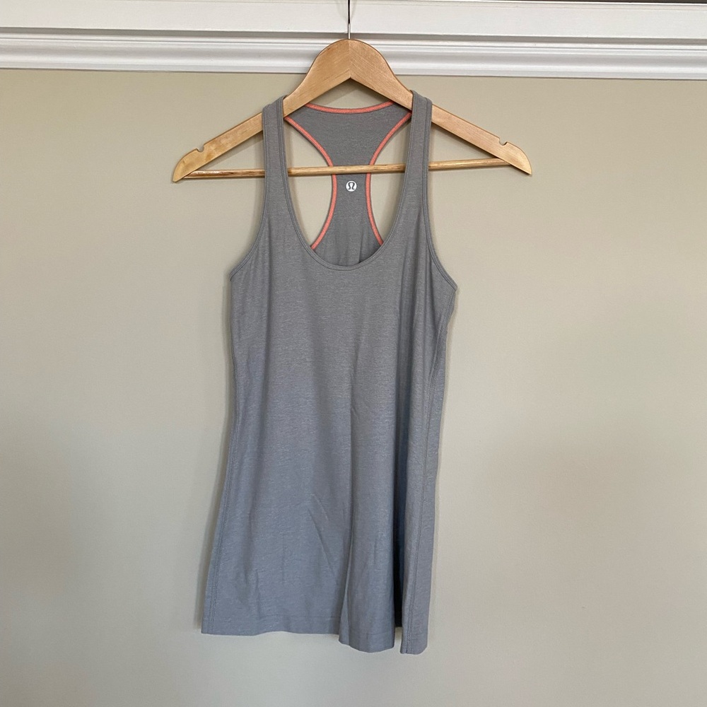 Lululemon Gray Racerback Tank Top